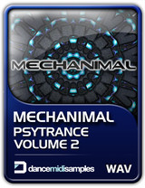 Dance Midi Samples Mechanimal: Psytrance Samples Vol 2