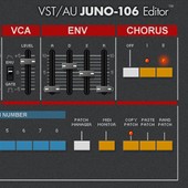 reKon audio VST-AU JUNO-106 Editor