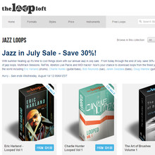 Jazz in July Sale at The Loop Loft