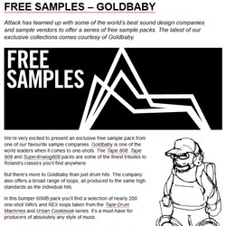 Goldbaby samples at Attack