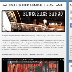 Bluegrass Banjo sale at VST Buzz
