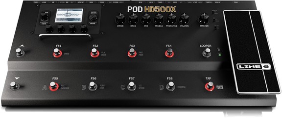 Line 6 POD HD500X guitar multi-effects processor