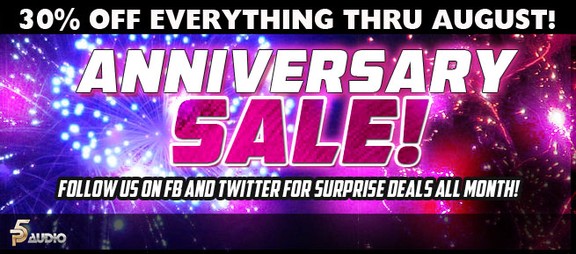 P5Audio Anniversary Sale