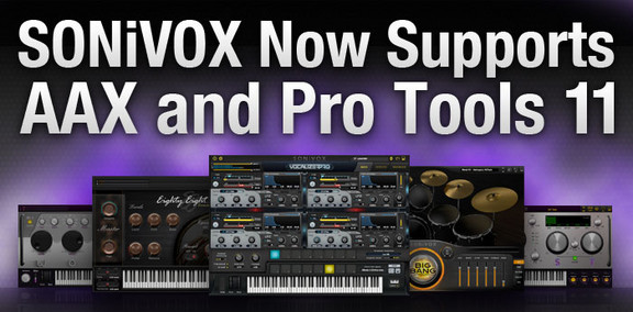 Sonivox AAX / Pro Tools 11 support