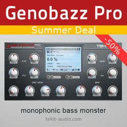 Tek'it Audio Genobazz Pro Summer Deal