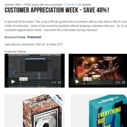 The Loop Loft Customer Appreciation Week
