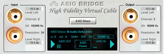 does windows sound control panel reconize asio devices