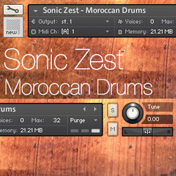 Sonic Zest Morrocan Drums