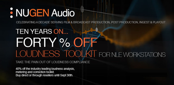 NUGEN Audio 10th Anniversary