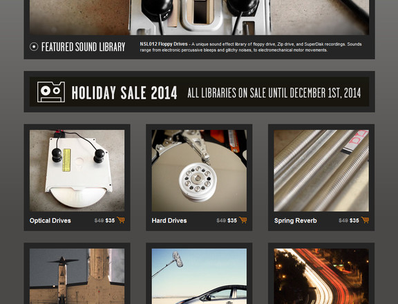 New Sound Lab Holiday Sale 2014