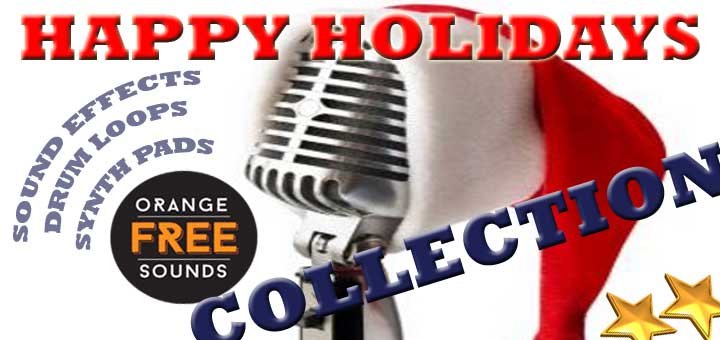 Orange Free Sounds Happy Holidays Collection
