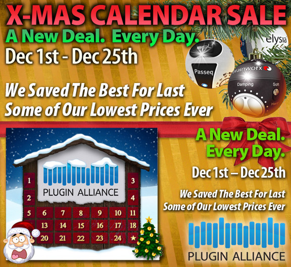 Plugin Alliance X-Mas Calendar Sale