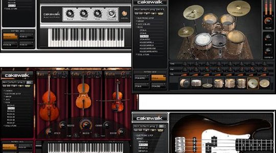 Cakewalk Studio Instruments collage