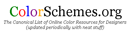 Colorschemes.org - Online Color Resources for Designers