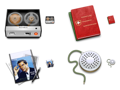 Iconfactory icon set: Mission: Impossible!