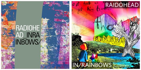 cover art for In Rainbows