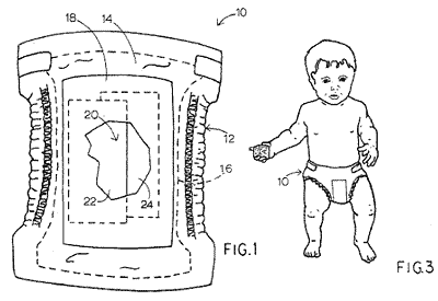 Jamie Lee Curtis, Actress. Patent #4,753,647 — Infant garment