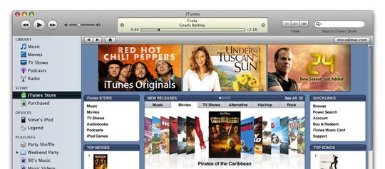 Apple iTunes store