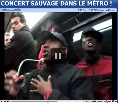 Concert Sauvage dans le metro (Naturally 7)