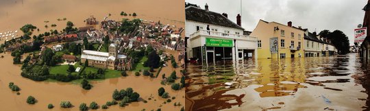 Severe flooding in the UK