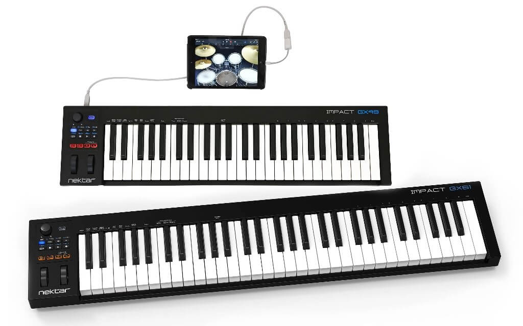 年中無休】-(未使•用品) Nektar Technology IMPACT GX49 DAW連携MIDIキーボードコントローラー  トランスポートボタン MIDIコントロール機能：バリューコネクト