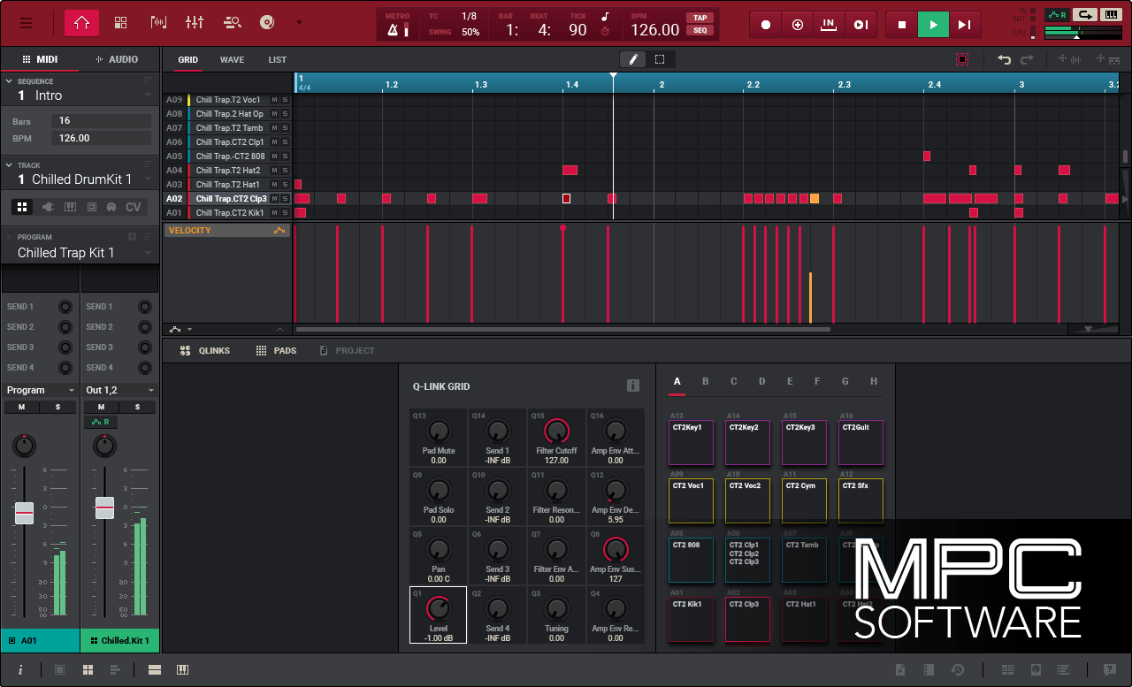 akai professional mpc touch stores