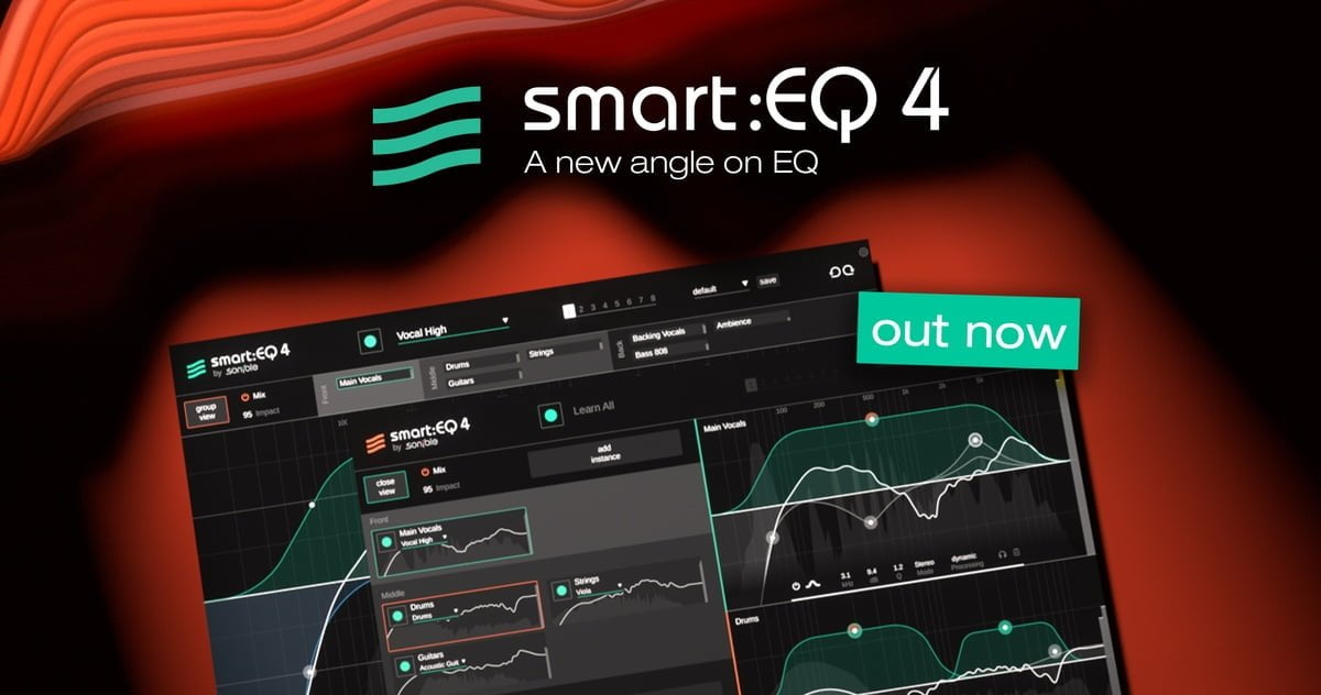 Sonible Releases Smart EQ 4 Intelligent Equalizer Effect Plugin