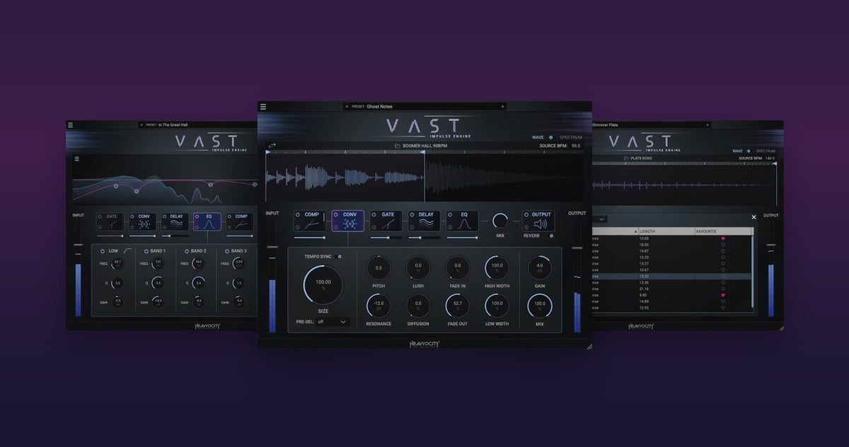 Vast Creative Convolution Reverb Plugin By Heavyocity