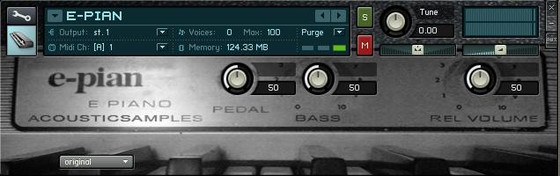 Acousticsamples E-Pian in Kontakt