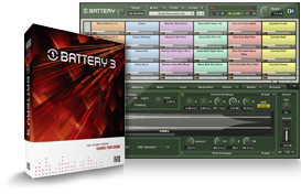 Native Instruments Battery 3, powerful drum sampler standalone and VST for Windows more