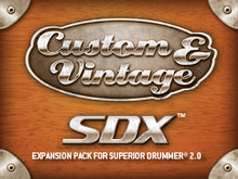Toontrack Custom and Vintage SDX