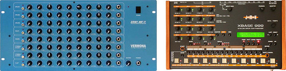 Vermona DRM mkII and JoMoX XBase 999
