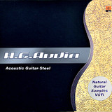 H.E. Audio Acoustic Guitar-Steel