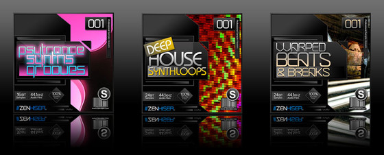 Zenhiser Psytrance Synths & Grooves, Deep House Synth Loops, Warped Beats & Breaks