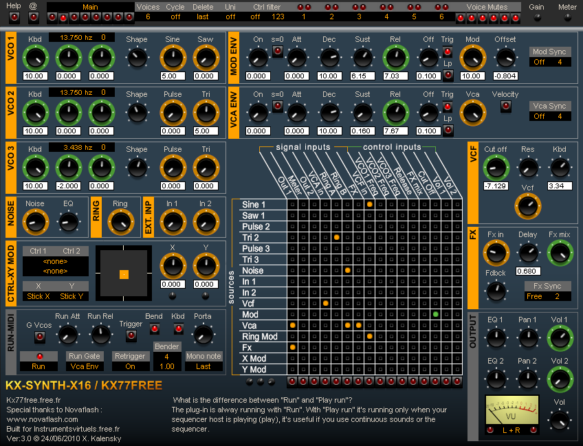 KX77FREE Kx-Synth-x16