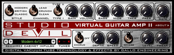 Studio Devil Virtual Guitar Amp II