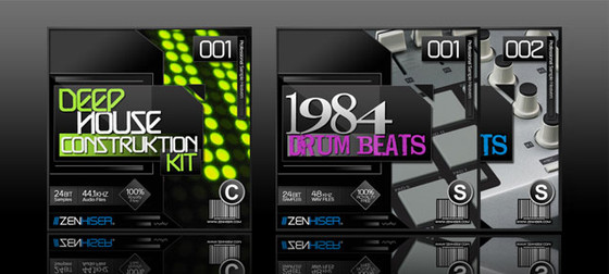 Zenhiser Deep House Construction Kit & 1984 Drum Beats