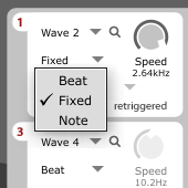 Cableguys Curve - LFO section