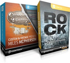 Toontrack Custom & Vintage Presets - Miles McPherson / Rock EZmix Pack