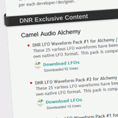 DNR Collaborative LFO Packs for Alchemy