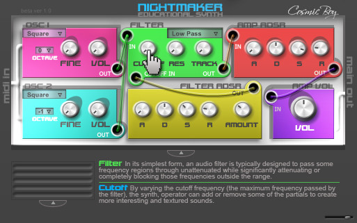 Nightmaker Educational Synth