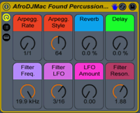 AfroDJMac Found Percussion