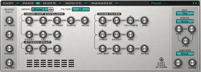 Punch user synthesizer module
