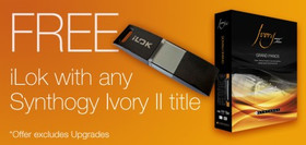 Time+Space Synthogy Ivory II free iLok