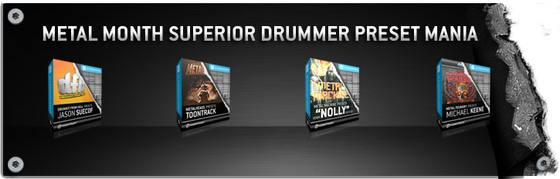 Toontrack Superior Drummer Preset Mania