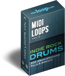 The Loop Loft MIDI Loops Vol 3: Indie Rock Drums