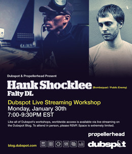 Dubspot Live Streaming Workshop: Hank Shocklee and FaltyDL