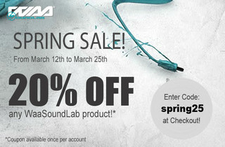 WaaSoundLab Spring Sale