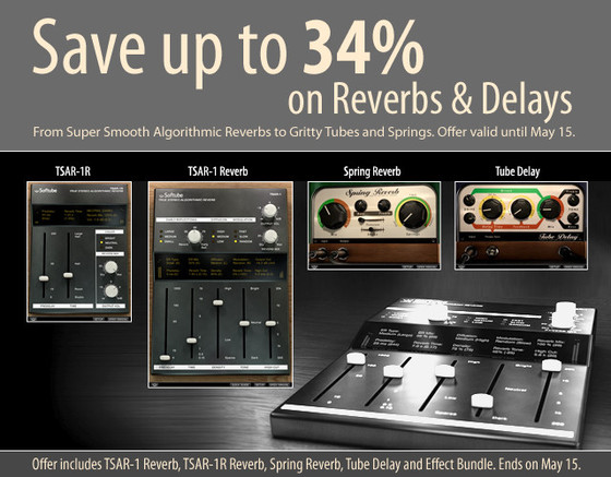 Softube Reverb and Delay Sale