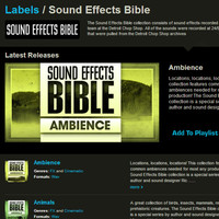 Sound Effects Bible at Loopmasters
